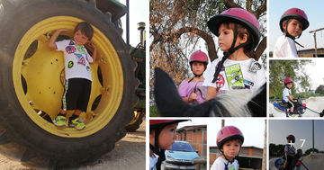 A cavallo con i bambini in Sicilia